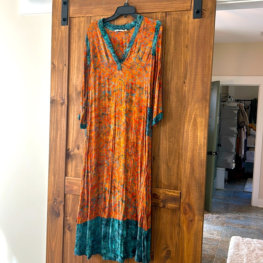 Cool Soft Surroundings maxi dress.